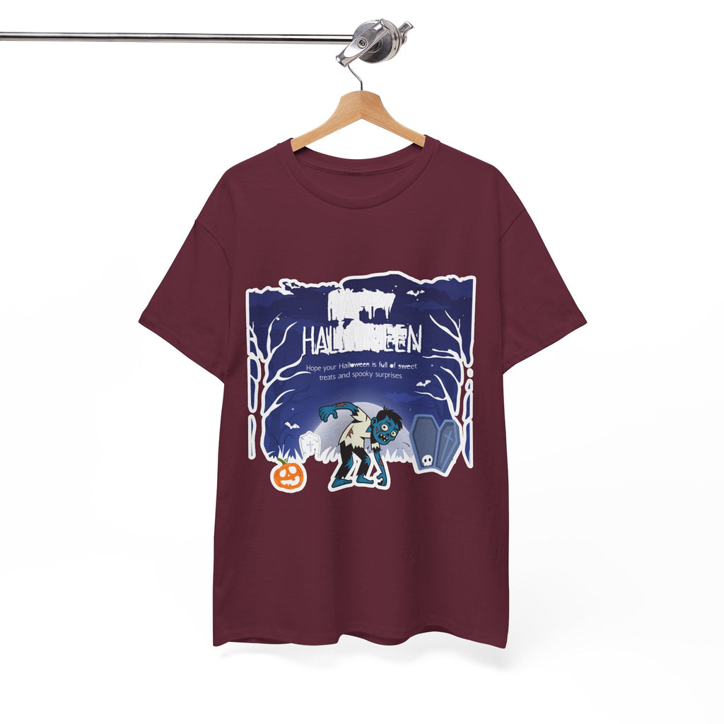 Happy Halloween Cute Witch T-Shirt — Halloween Graphic Tee for Kids & Adults