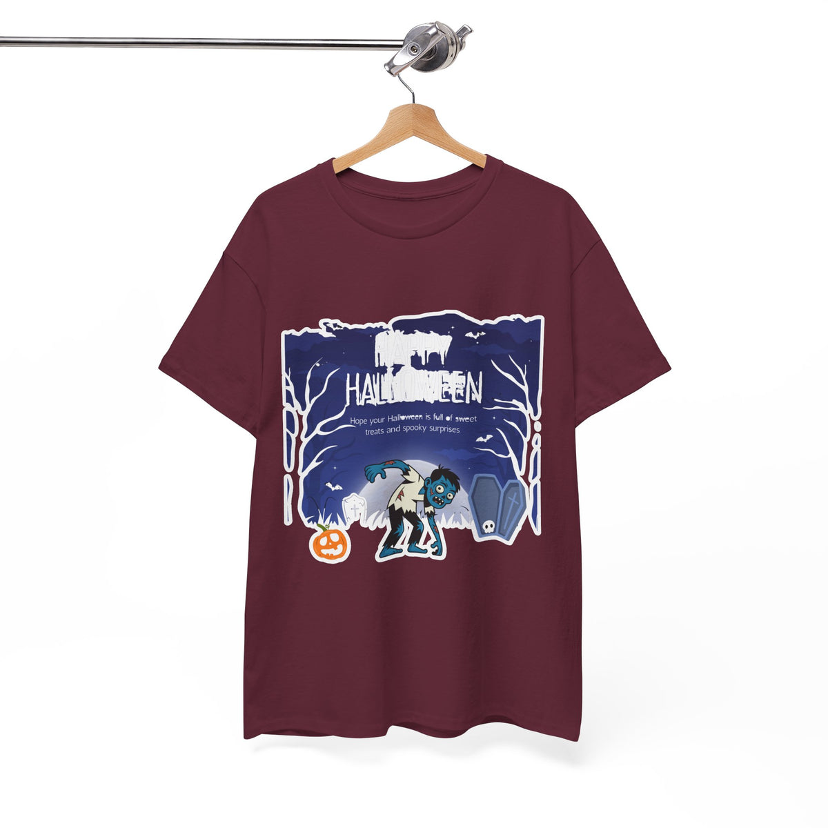 Happy Halloween Cute Witch T-Shirt — Halloween Graphic Tee for Kids & Adults