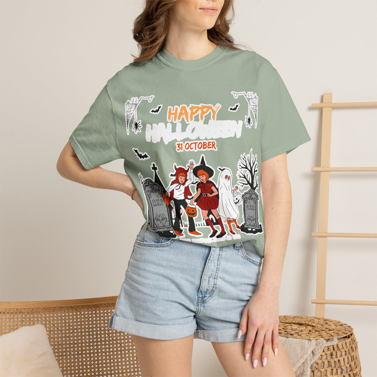 Halloween Kids Costume Tee — "Happy 31 October" Trick-or-Treat Shirt