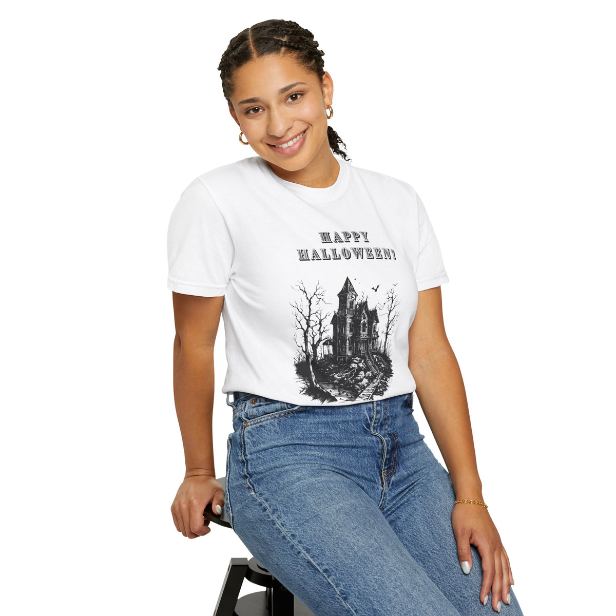 Happy Halloween Haunted House T-Shirt
