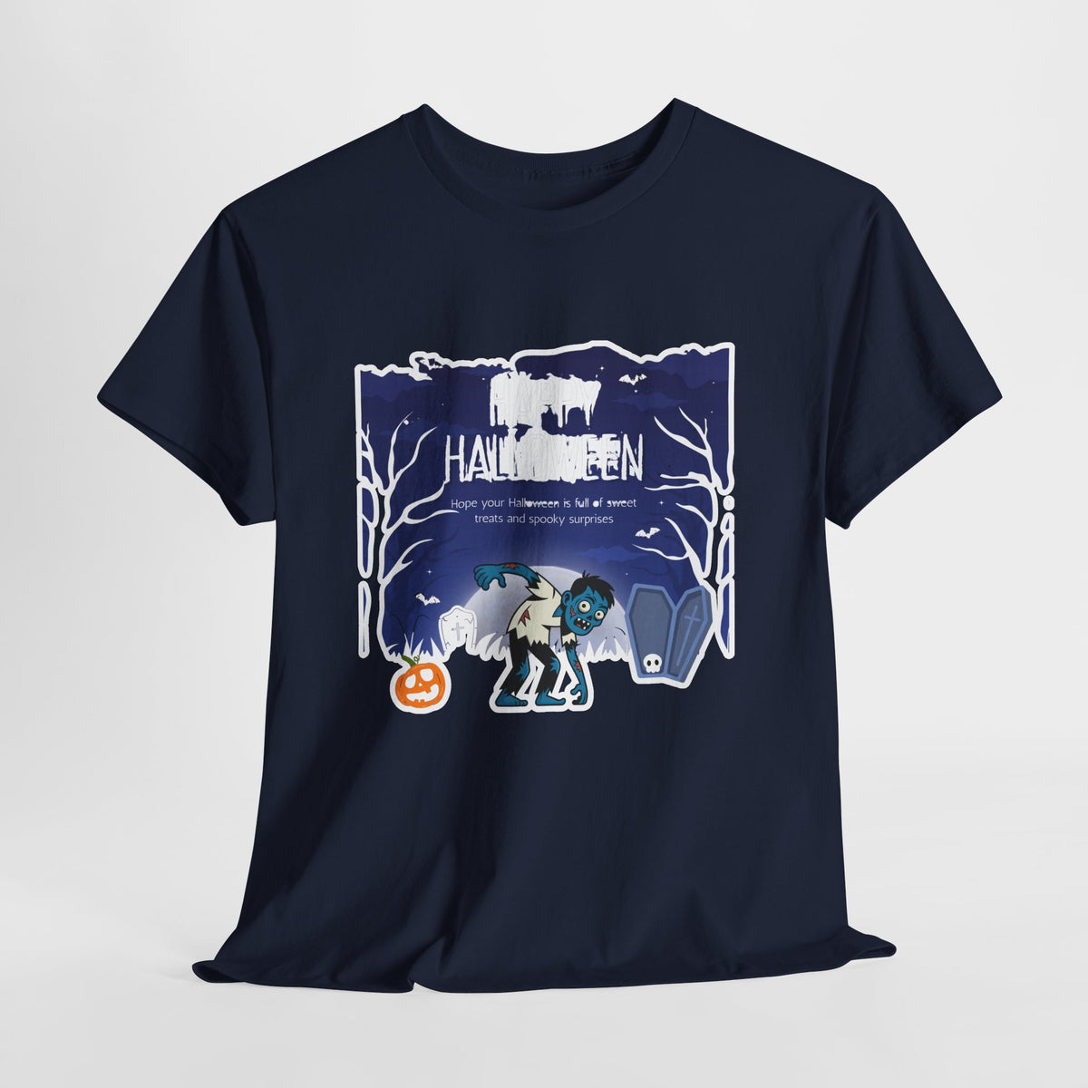 Happy Halloween Cute Witch T-Shirt — Halloween Graphic Tee for Kids & Adults