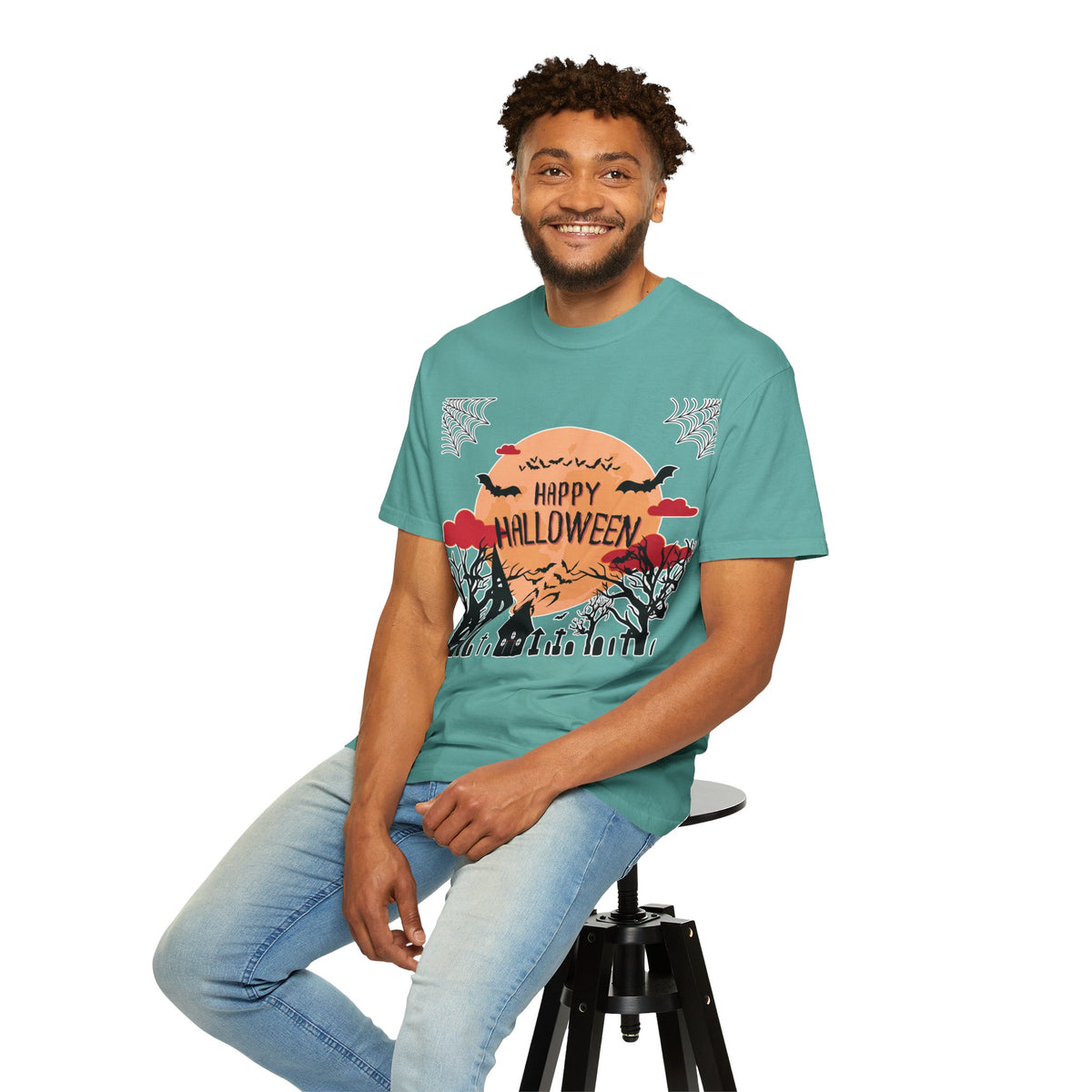 Happy Halloween Haunted Village T-Shirt