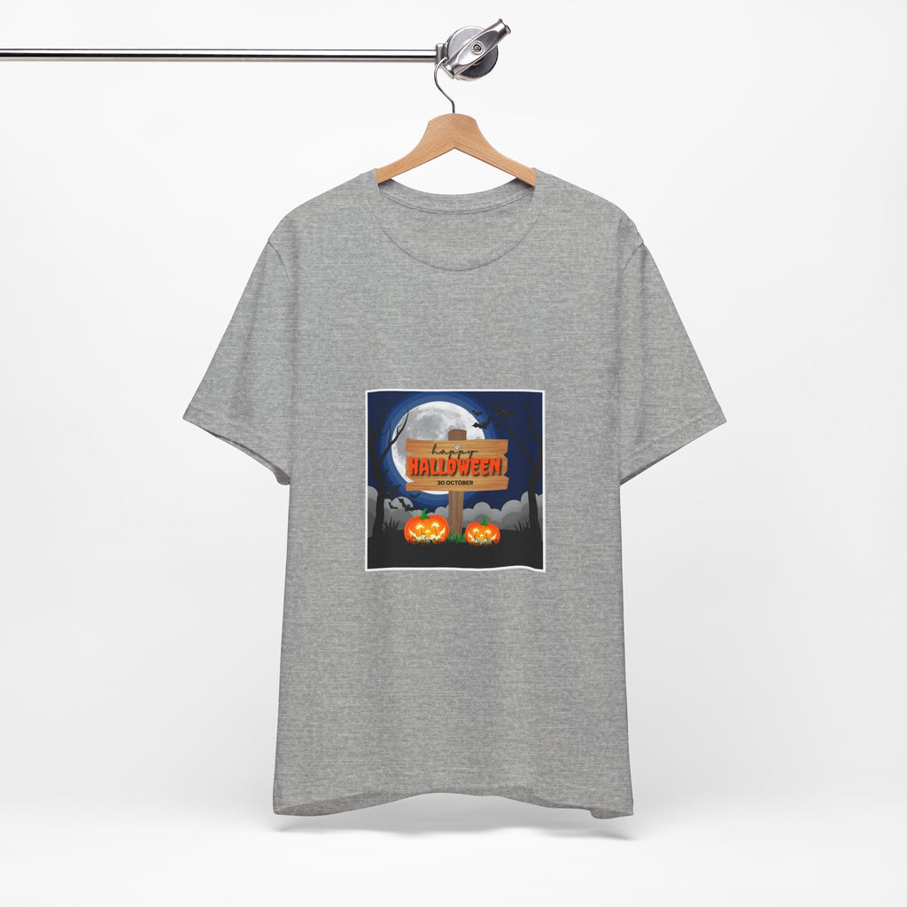 Halloween Pumpkin Sign T-Shirt — Happy Halloween Graphic Tee