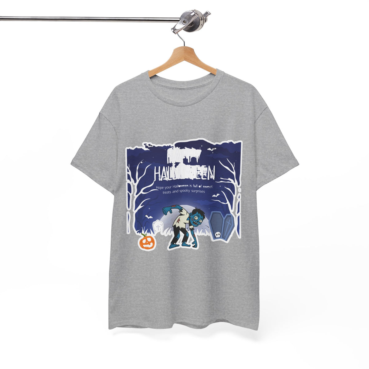 Happy Halloween Cute Witch T-Shirt — Halloween Graphic Tee for Kids & Adults