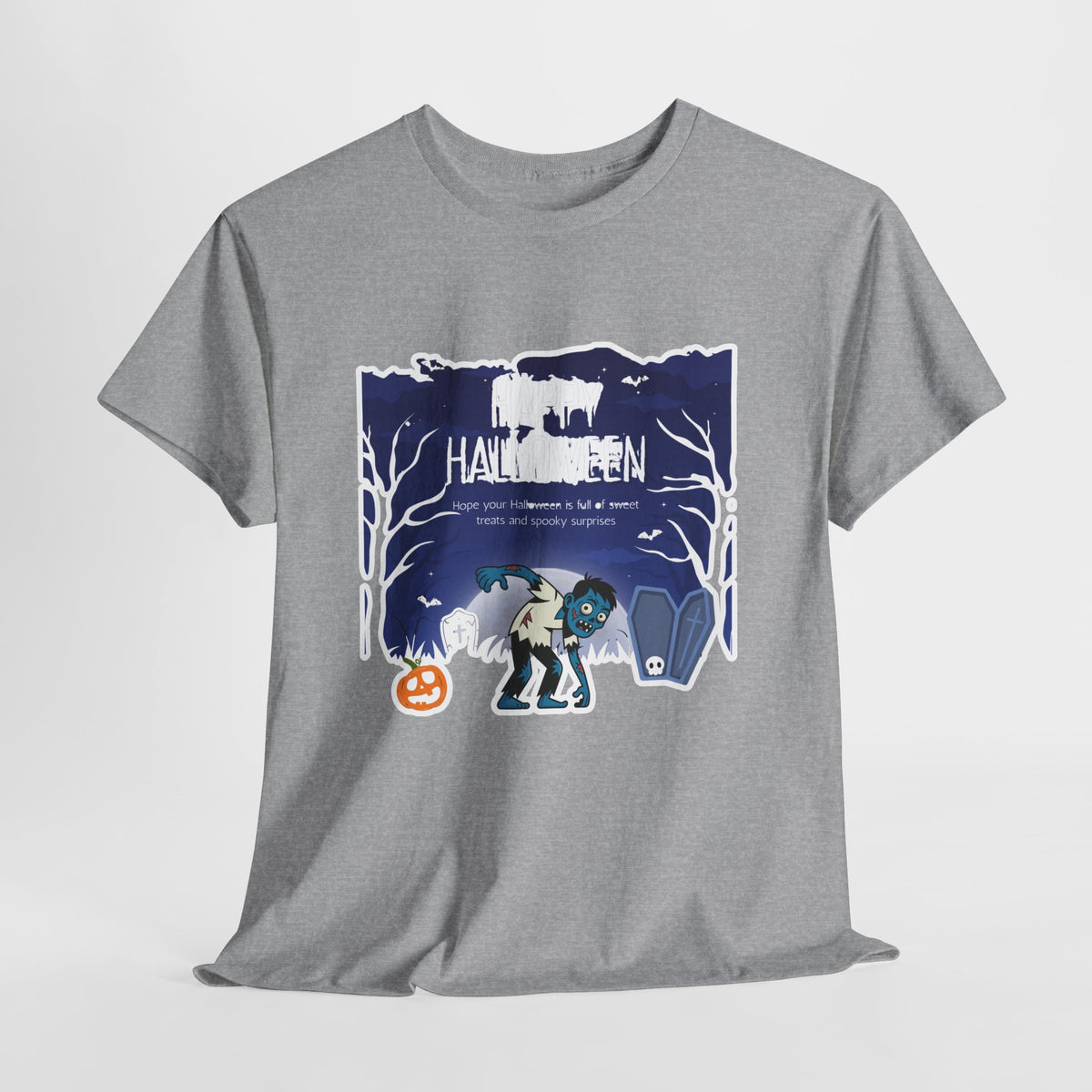 Happy Halloween Cute Witch T-Shirt — Halloween Graphic Tee for Kids & Adults