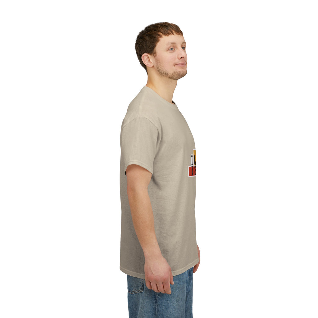 T-Shirt — I Live, I Study Graphic Tee (Minimalist Floral Collage)