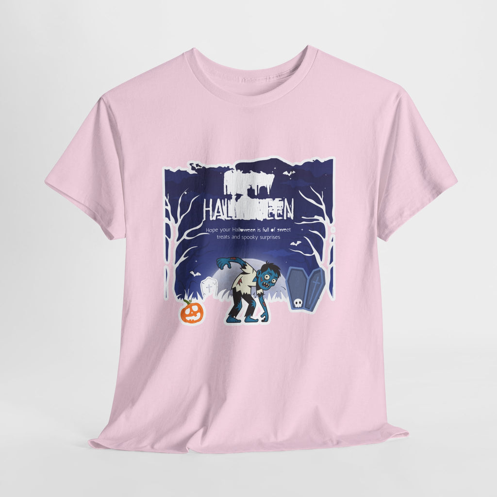 Happy Halloween Cute Witch T-Shirt — Halloween Graphic Tee for Kids & Adults