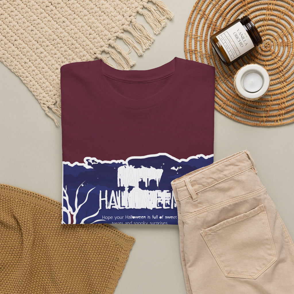 Happy Halloween Cute Witch T-Shirt — Halloween Graphic Tee for Kids & Adults