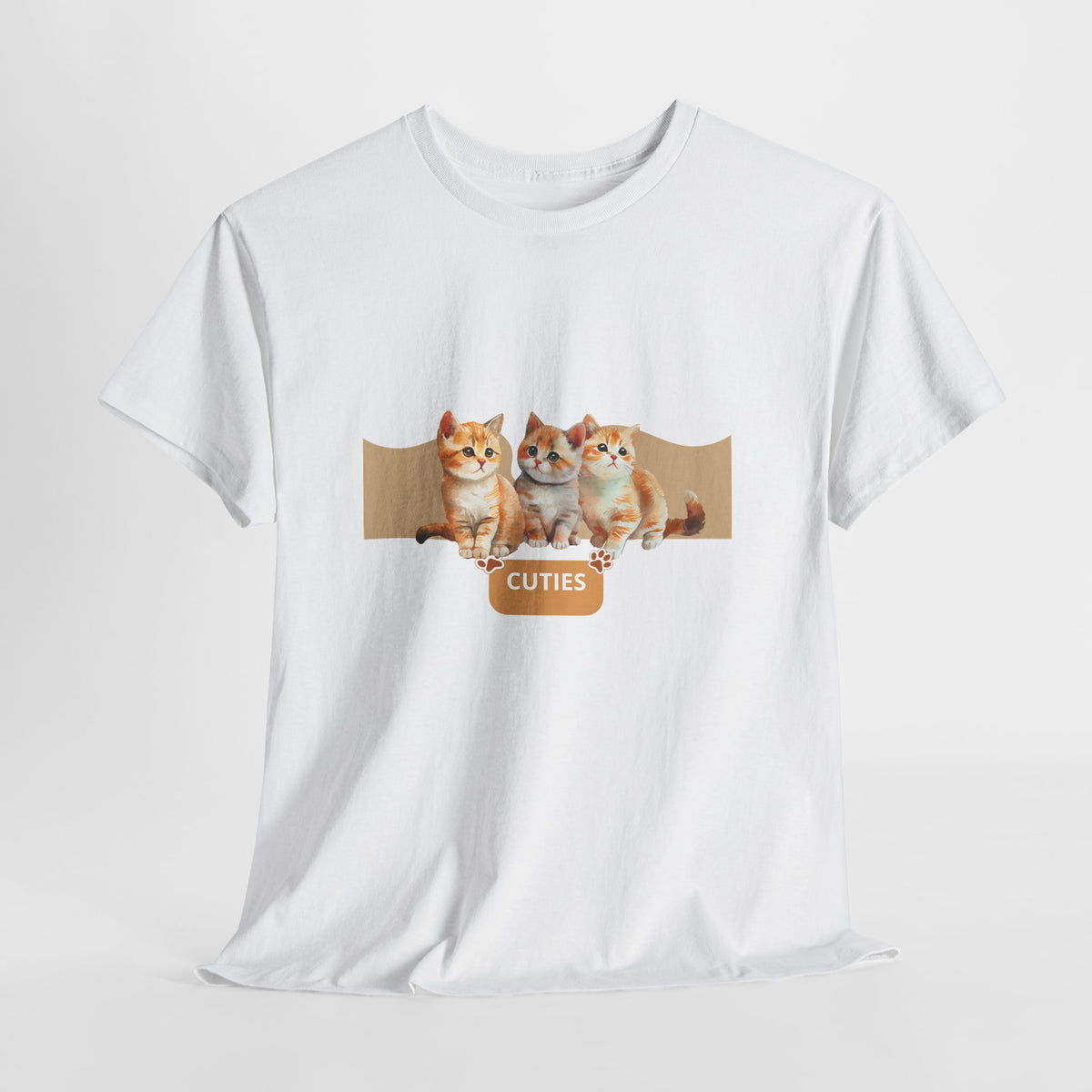 Cute Kittens "Cuties" T-Shirt - Adorable Cat Graphic Tee for Cat Lovers