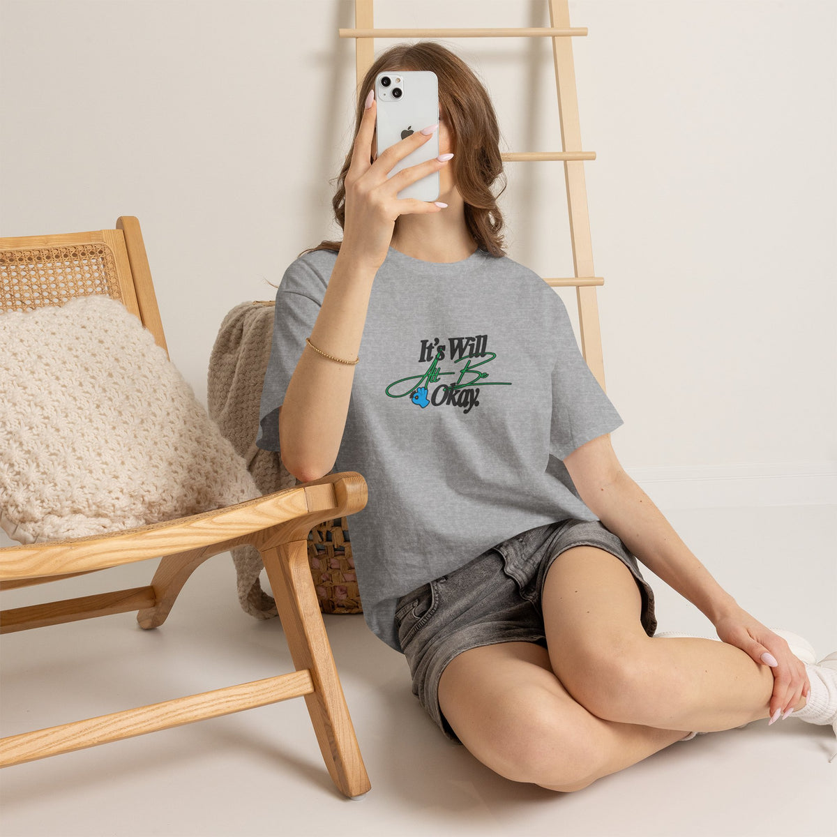 "It’s Will Be Okay" Comfort Tee — Inspirational Casual T-Shirt