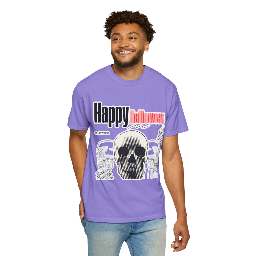 Happy Halloween Skull T-Shirt — Graphic Halloween Tee