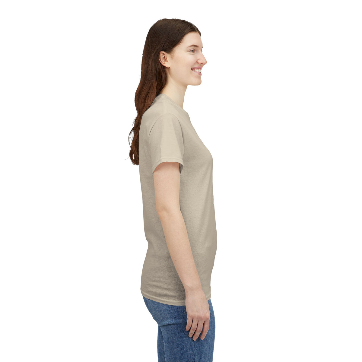 T-Shirt — I Live, I Study Graphic Tee (Minimalist Floral Collage)
