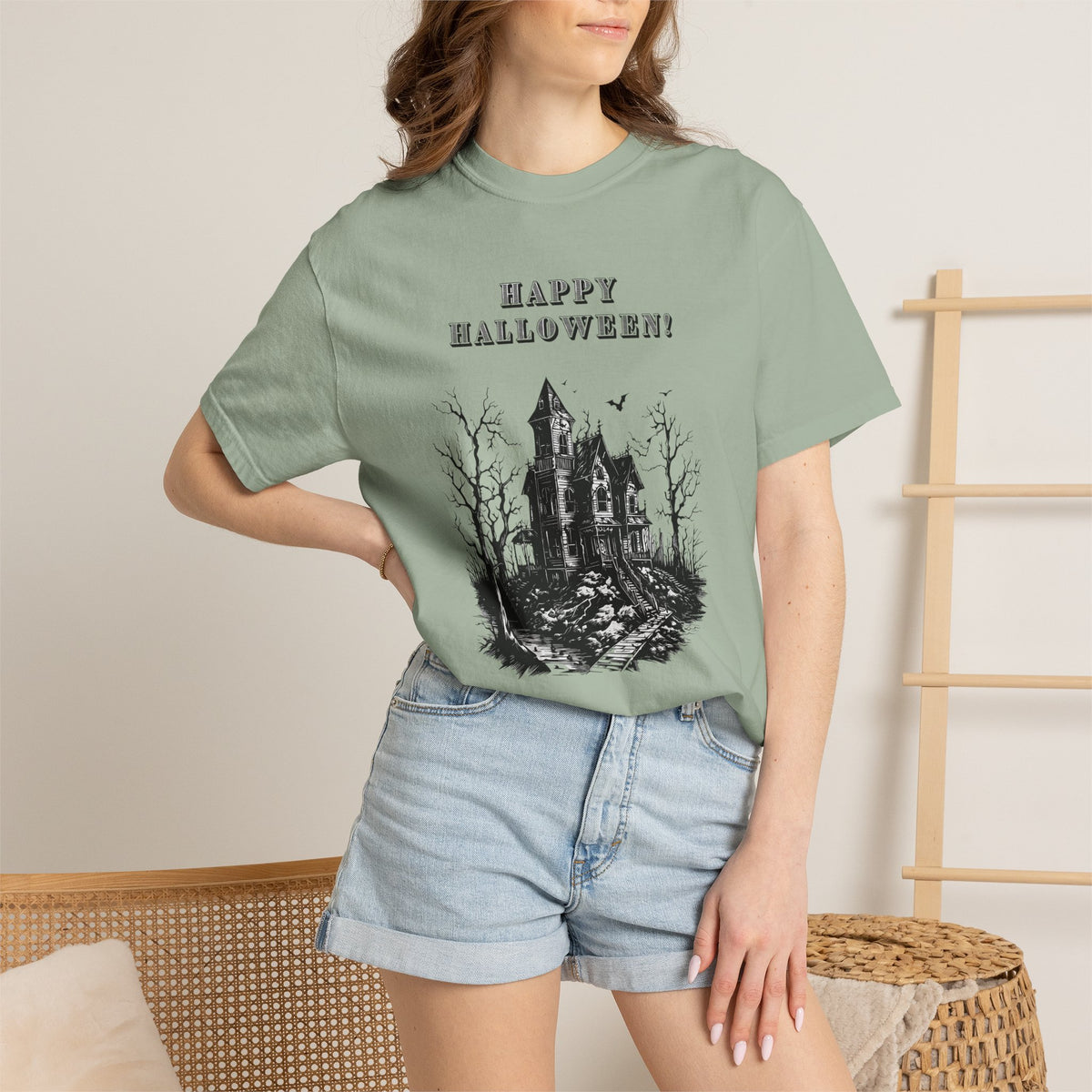 Happy Halloween Haunted House T-Shirt