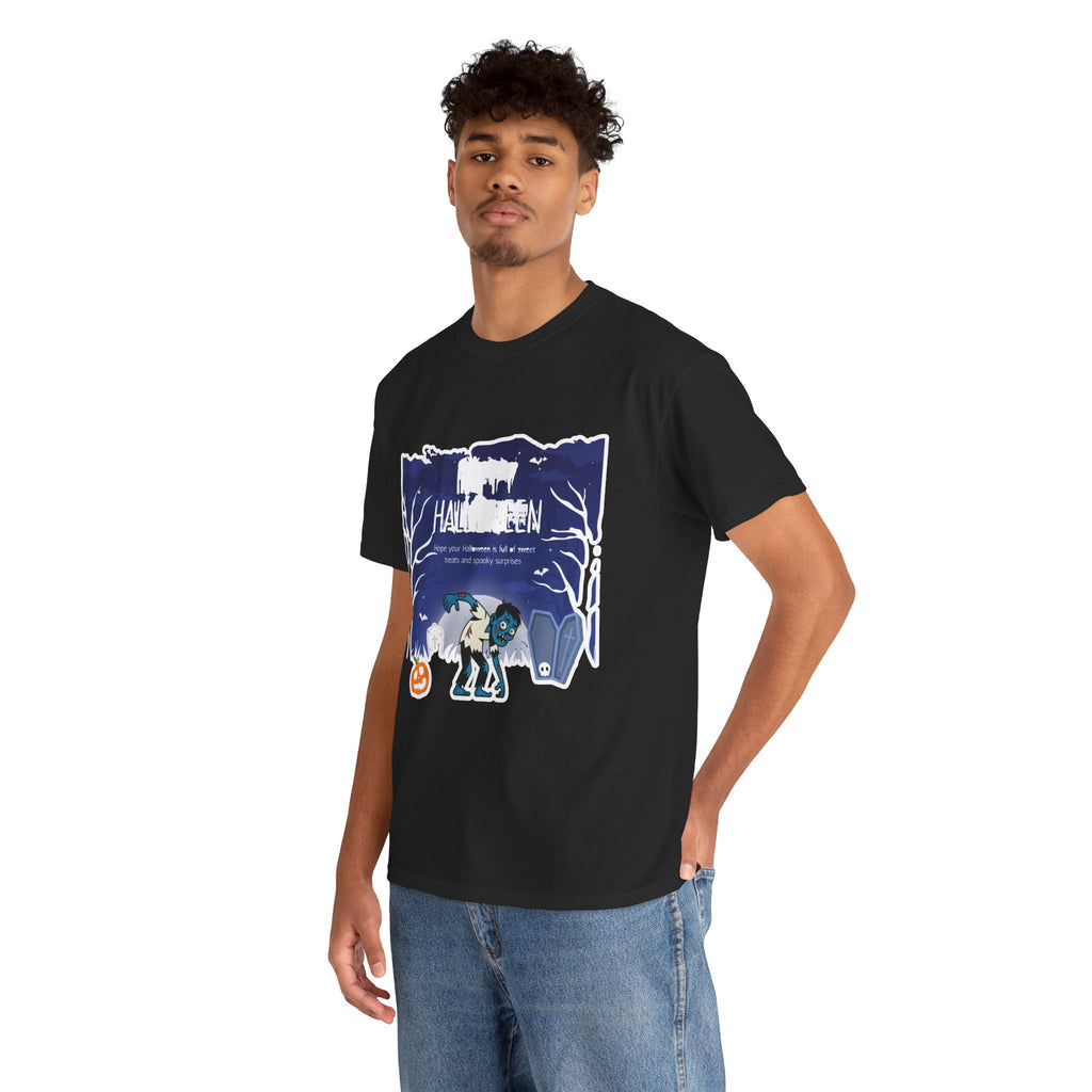 Happy Halloween Cute Witch T-Shirt — Halloween Graphic Tee for Kids & Adults