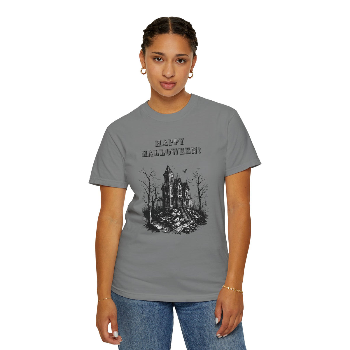 Happy Halloween Haunted House T-Shirt