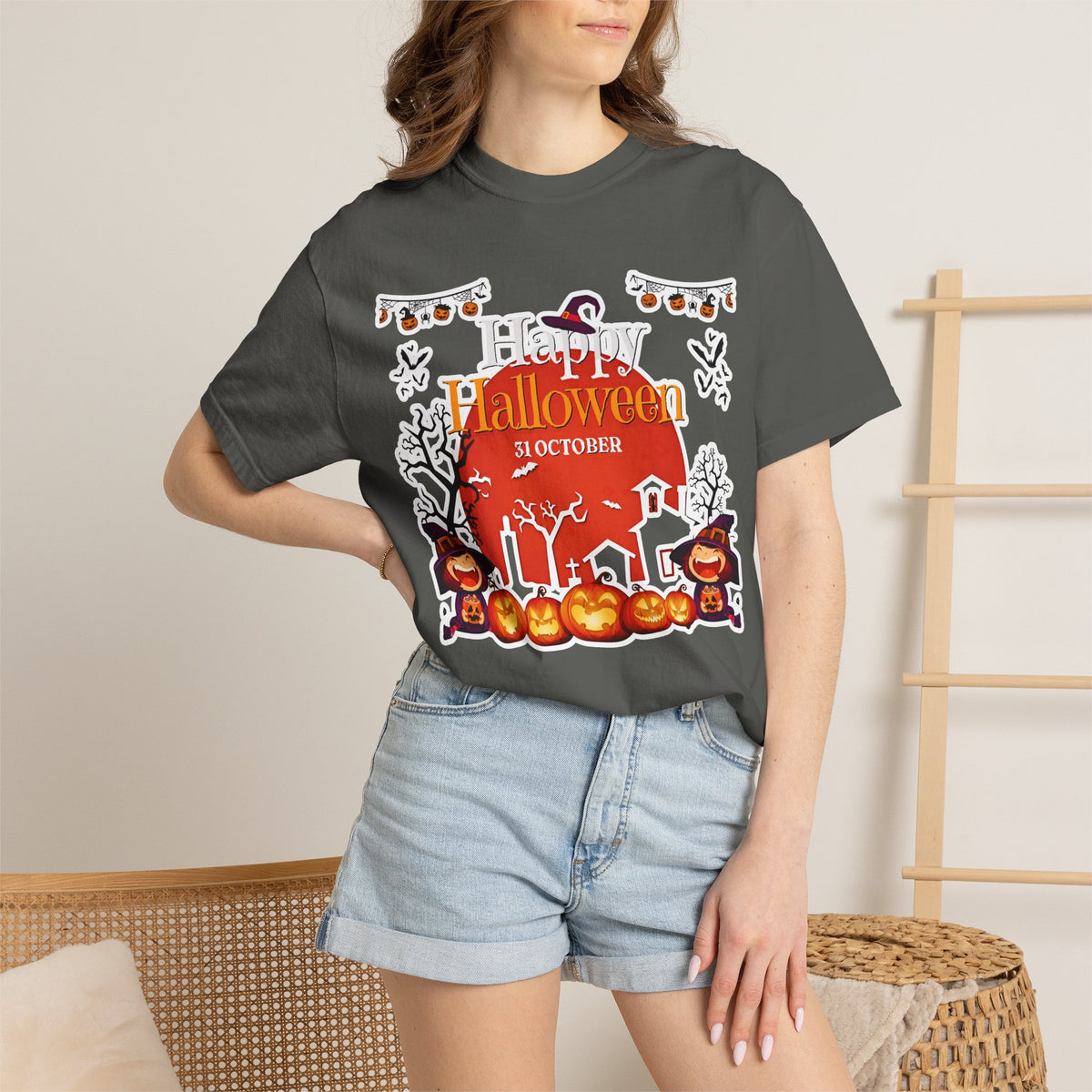Happy Halloween Haunted House T-Shirt