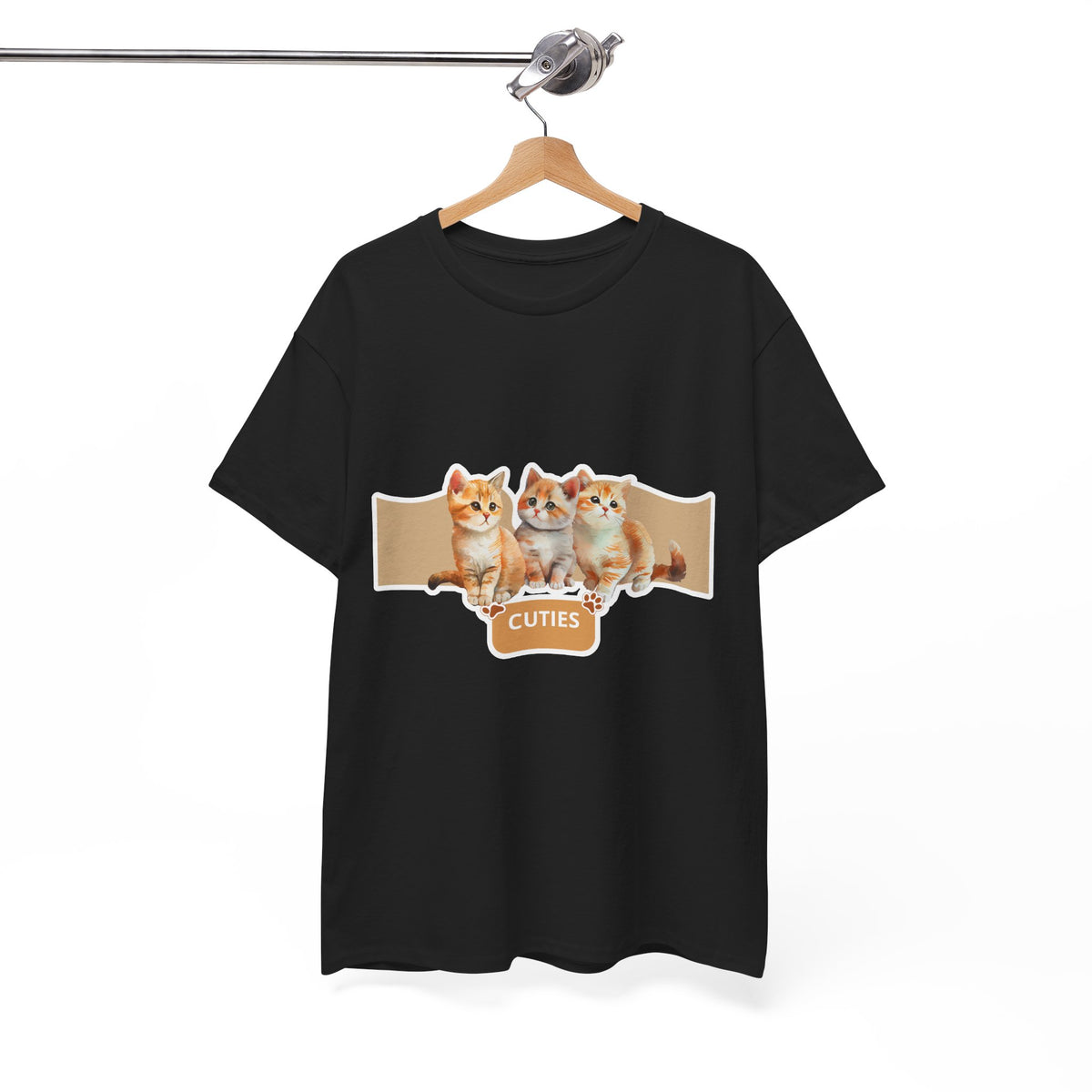 Cute Kittens "Cuties" T-Shirt - Adorable Cat Graphic Tee for Cat Lovers
