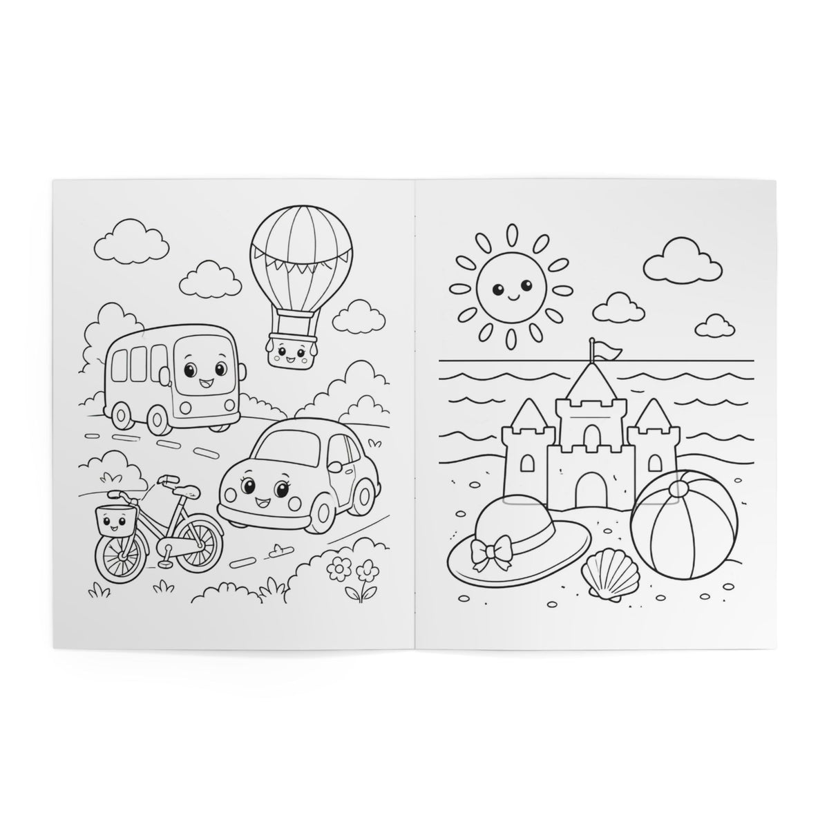Cute Cats Coloring Book — Relaxing Cat Coloring for Kids & Adults