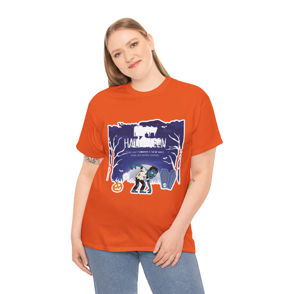 Happy Halloween Cute Witch T-Shirt — Halloween Graphic Tee for Kids & Adults