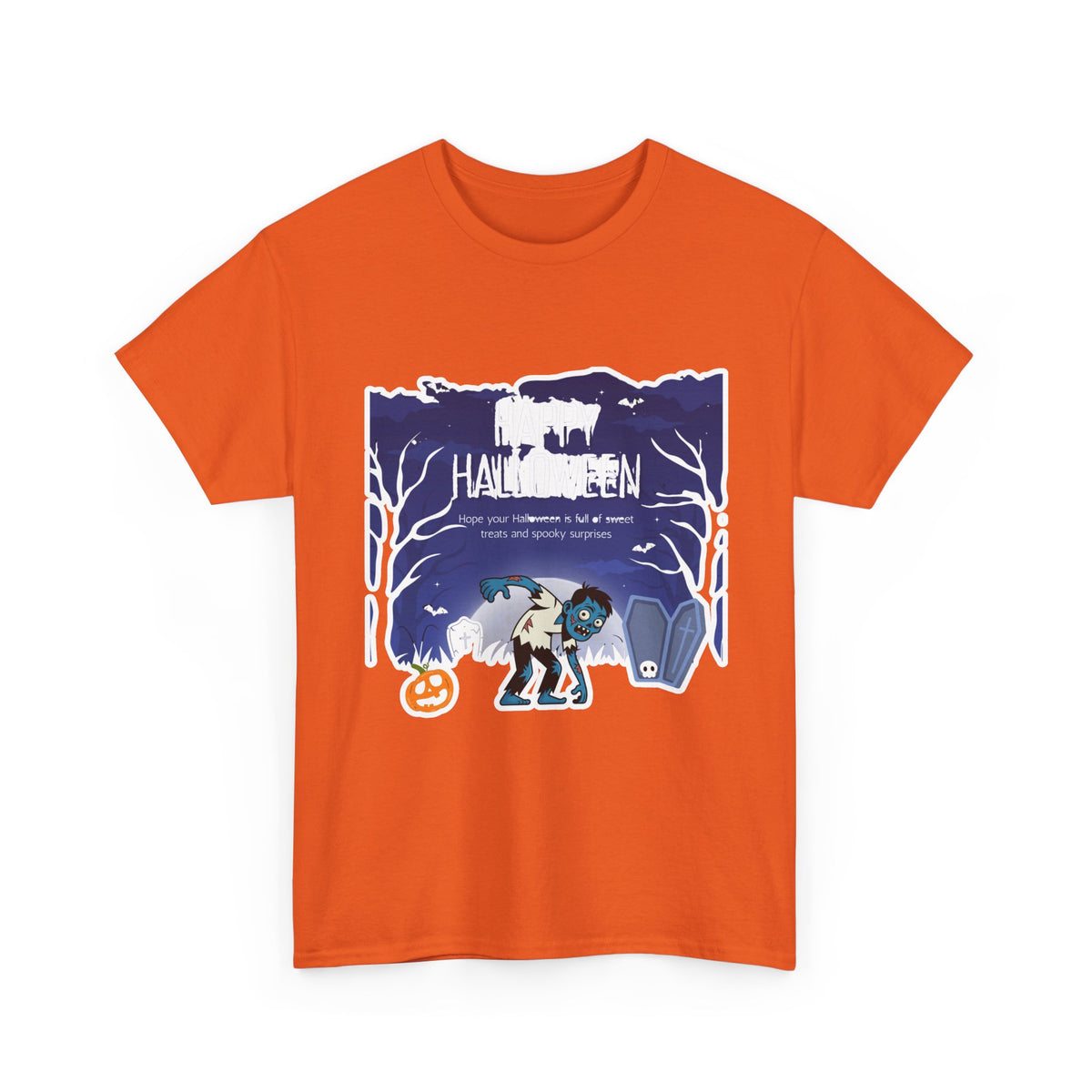 Happy Halloween Cute Witch T-Shirt — Halloween Graphic Tee for Kids & Adults