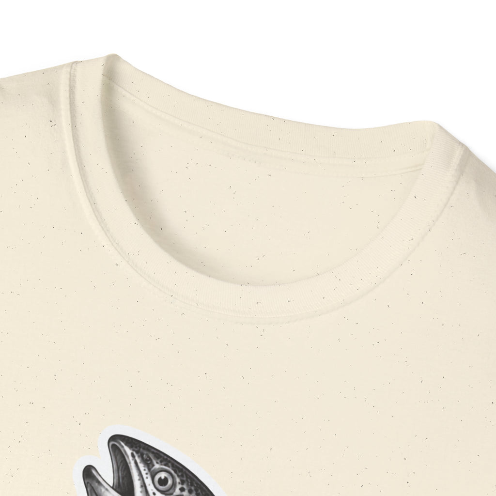 Salmon Gentleman T-Shirt — Dapper Fish Graphic Tee