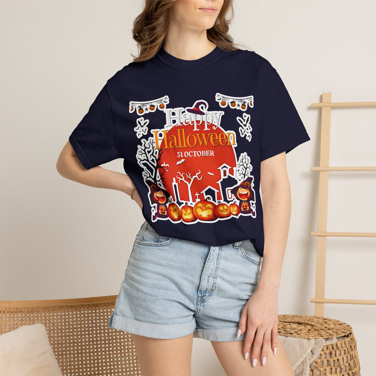 Happy Halloween Haunted House T-Shirt