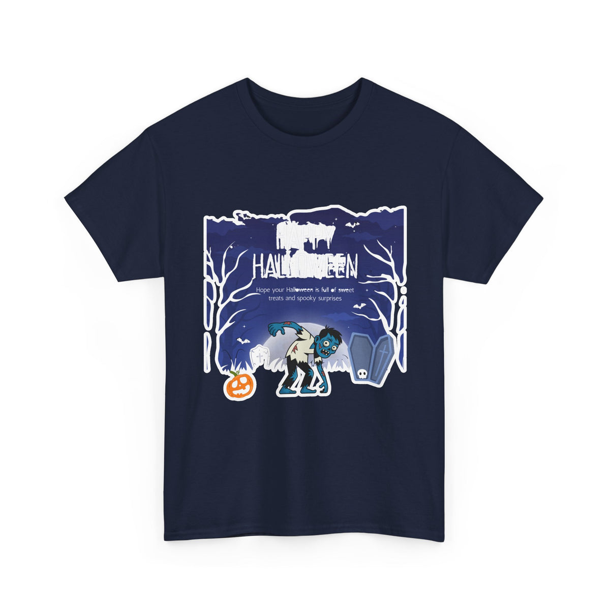 Happy Halloween Cute Witch T-Shirt — Halloween Graphic Tee for Kids & Adults