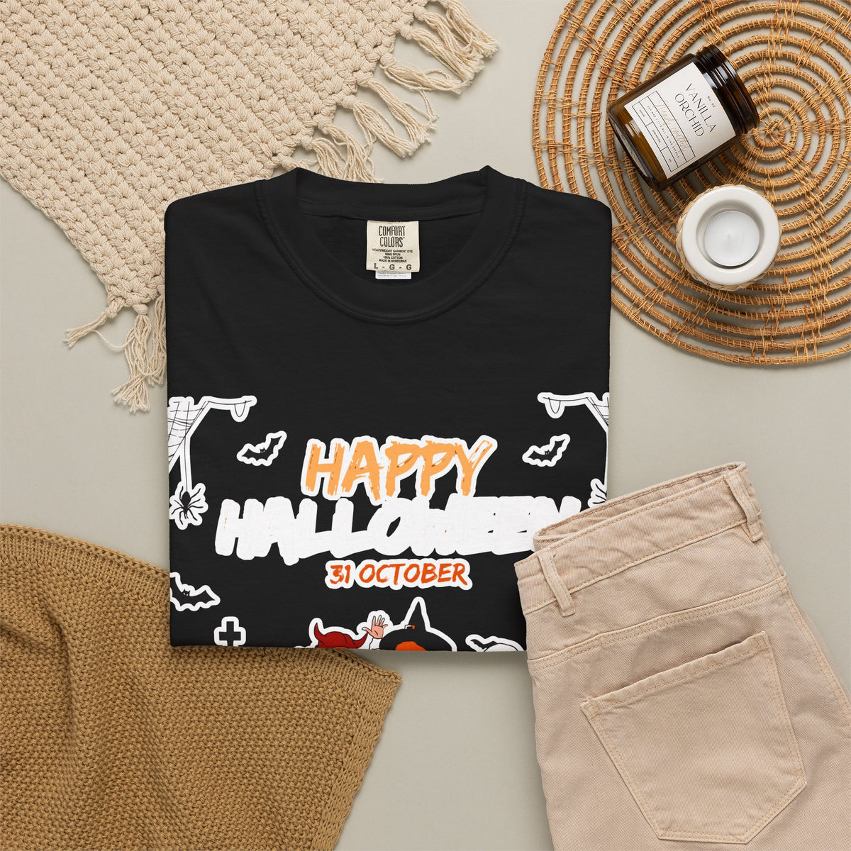 Halloween Kids Costume Tee — "Happy 31 October" Trick-or-Treat Shirt
