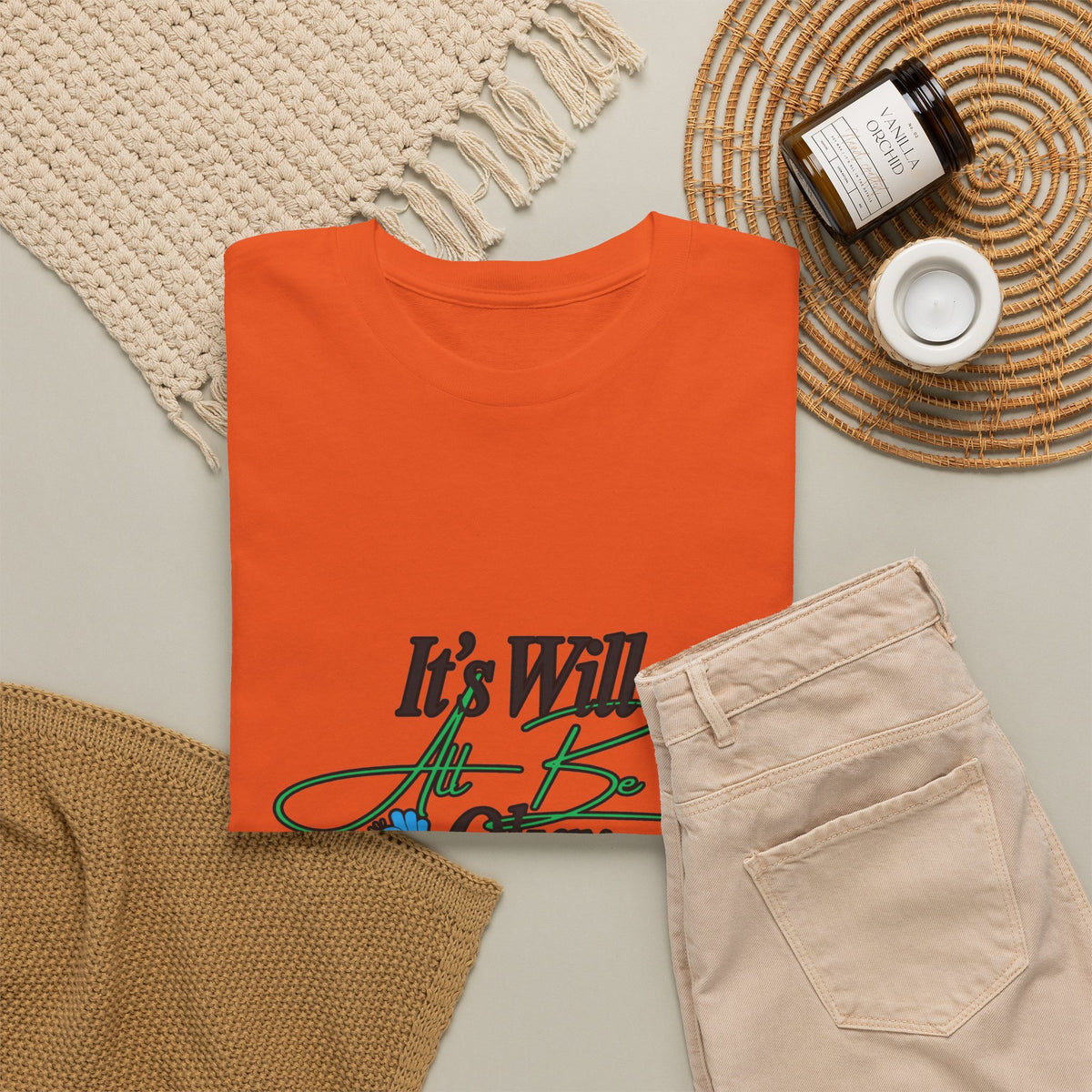 "It’s Will Be Okay" Comfort Tee — Inspirational Casual T-Shirt