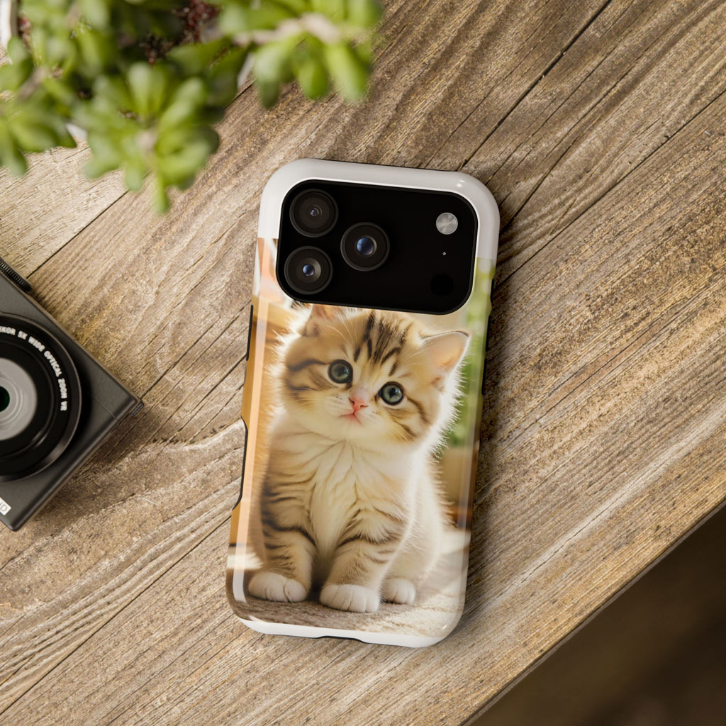 Cute Kitten Magnetic Impact-Resistant Phone Case
