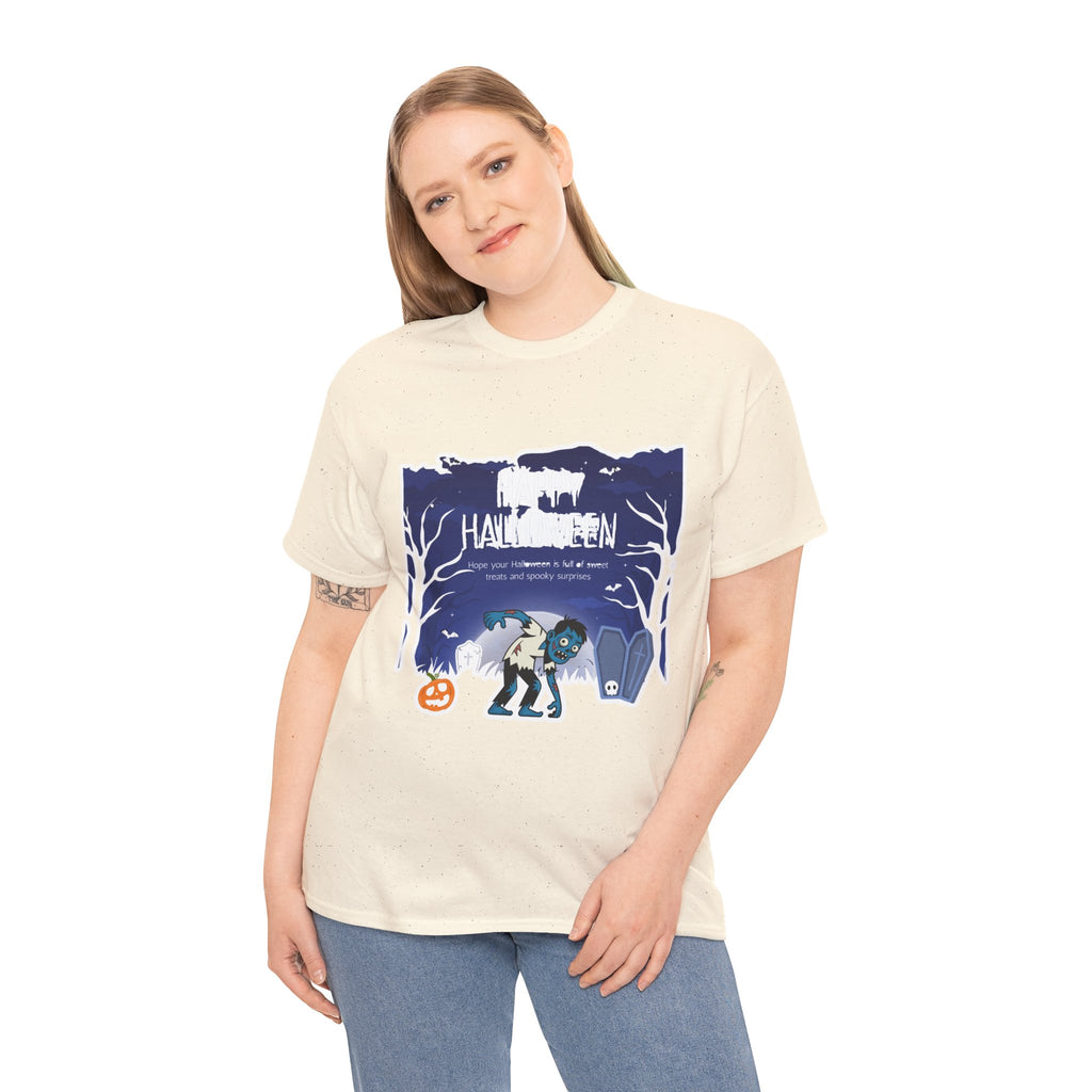 Happy Halloween Cute Witch T-Shirt — Halloween Graphic Tee for Kids & Adults