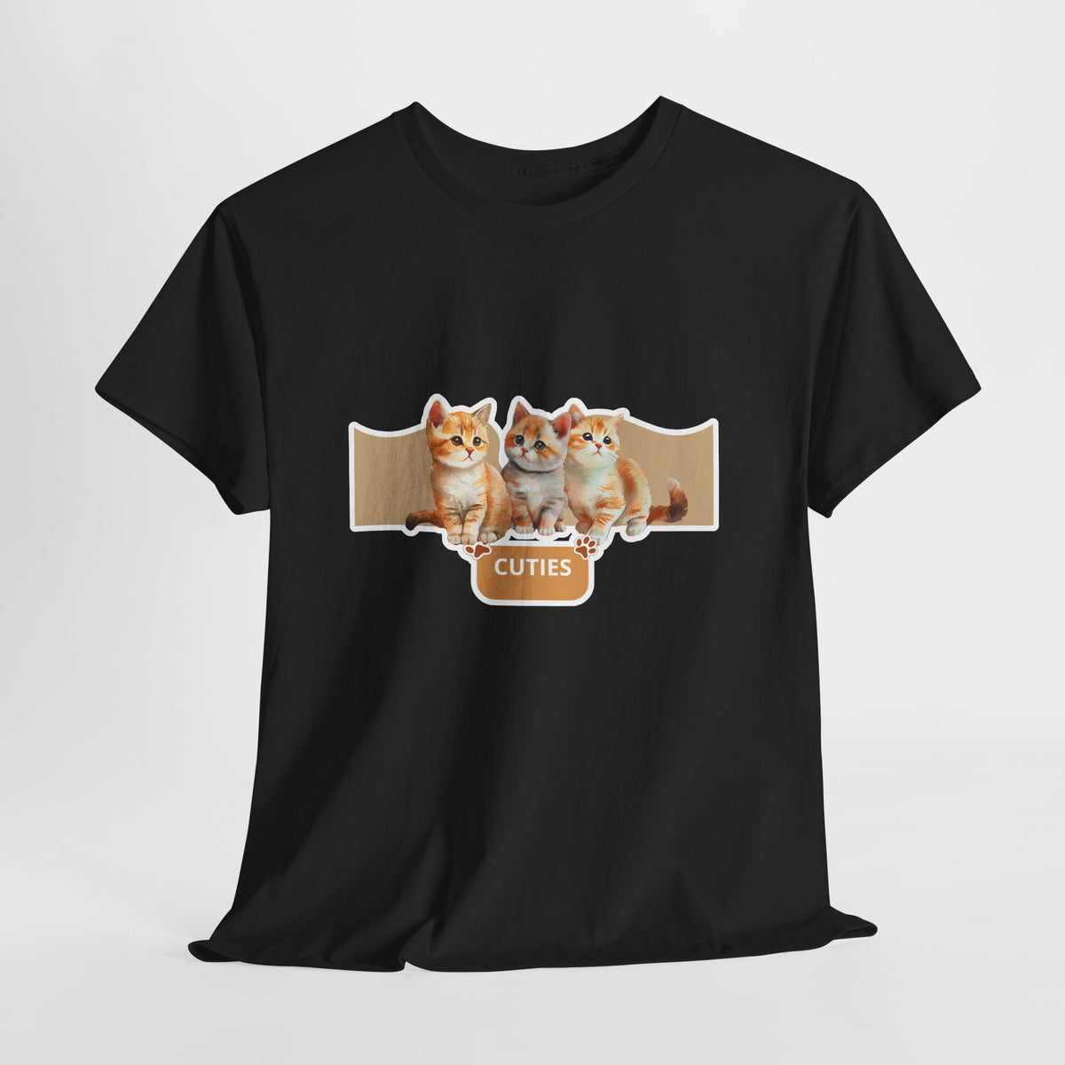 Cute Kittens "Cuties" T-Shirt - Adorable Cat Graphic Tee for Cat Lovers