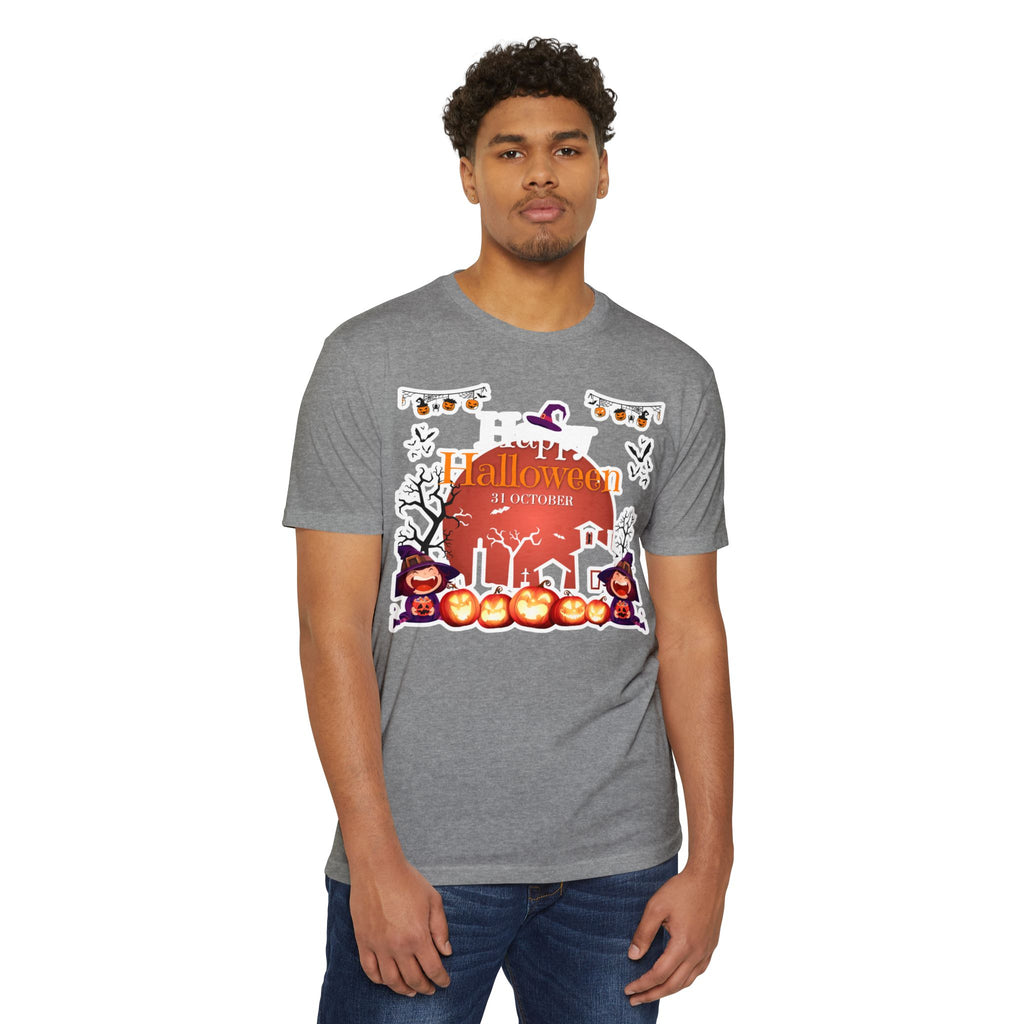 Halloween Pumpkin Haunted House T-Shirt