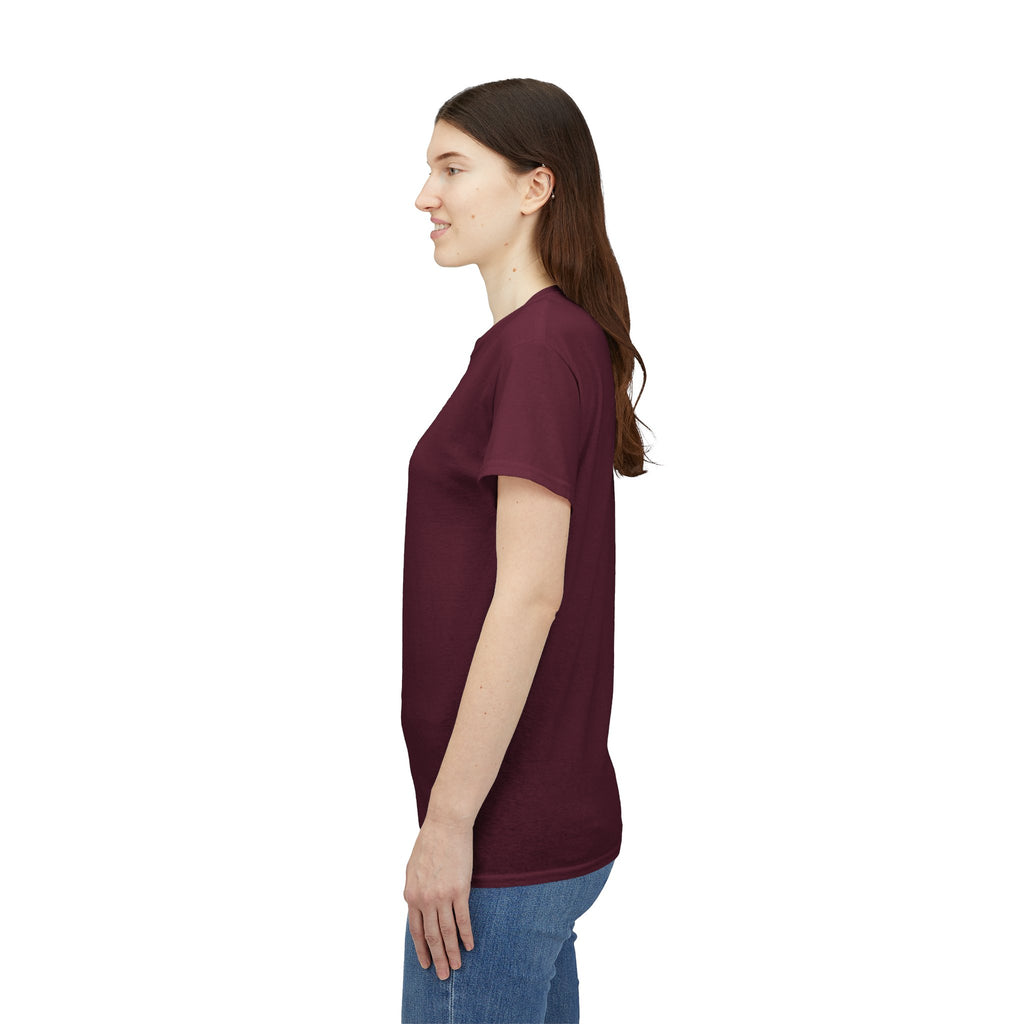 T-Shirt — I Live, I Study Graphic Tee (Minimalist Floral Collage)