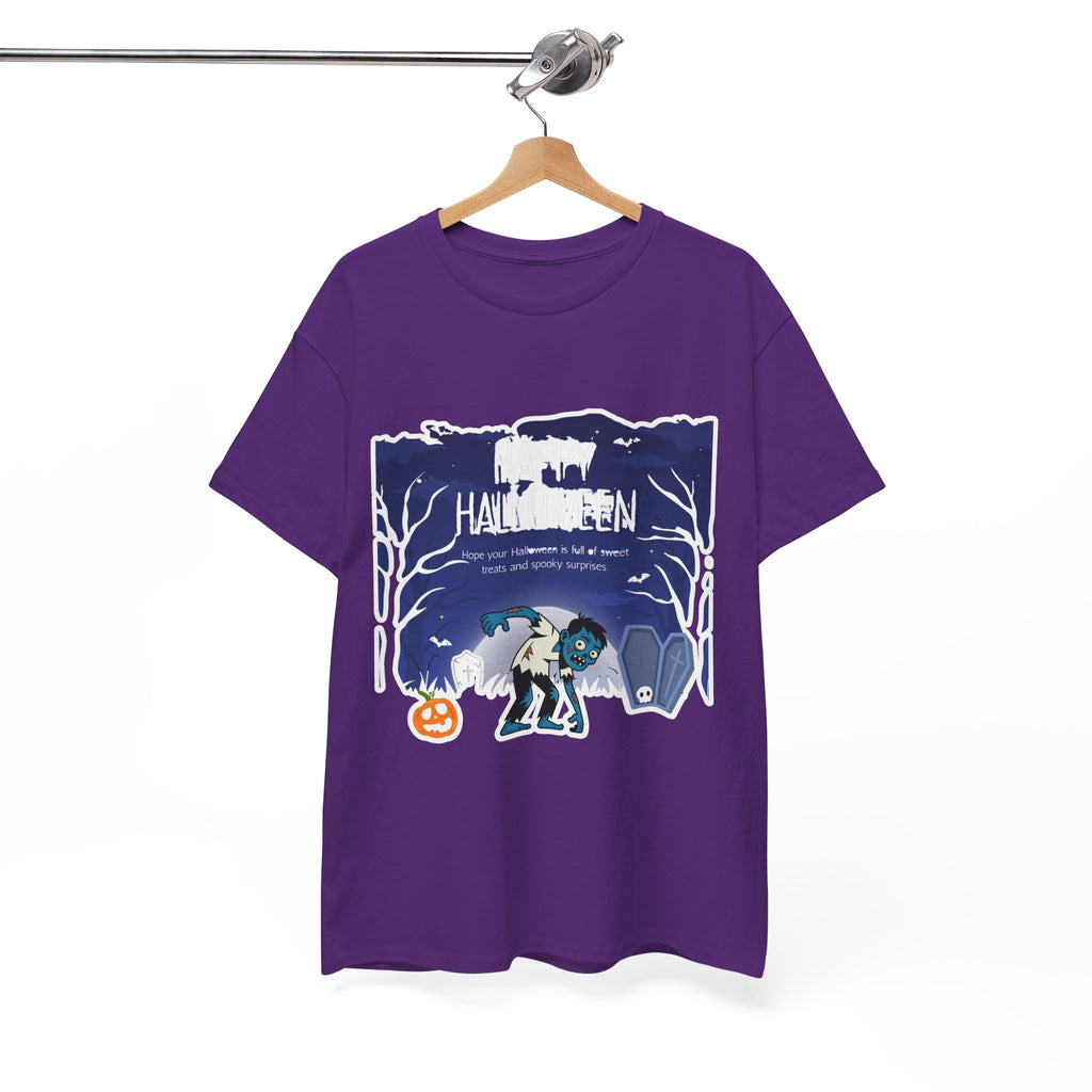 Happy Halloween Cute Witch T-Shirt — Halloween Graphic Tee for Kids & Adults