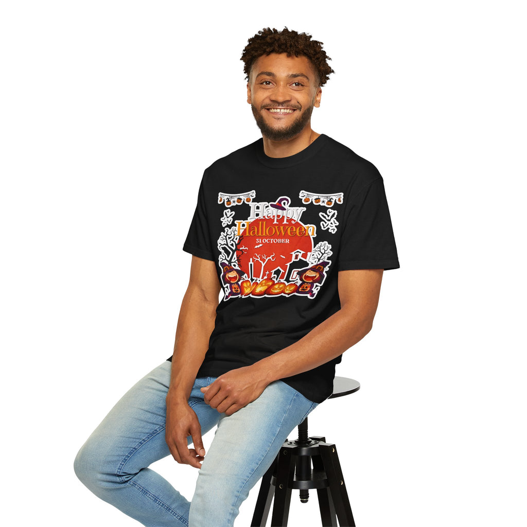 Happy Halloween Haunted House T-Shirt
