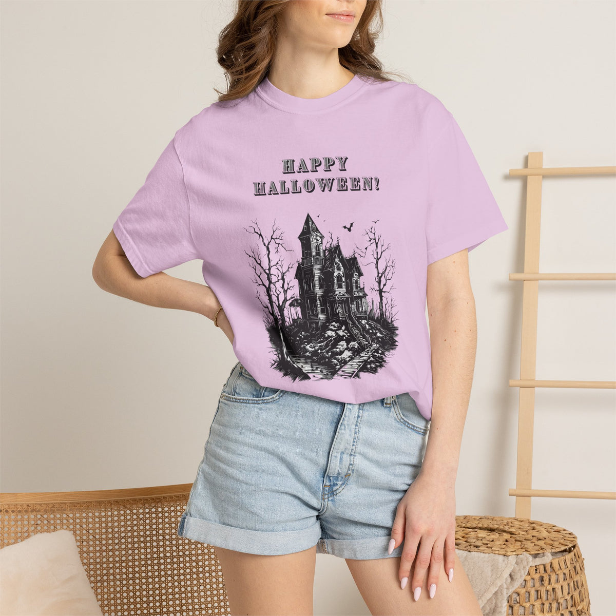 Happy Halloween Haunted House T-Shirt