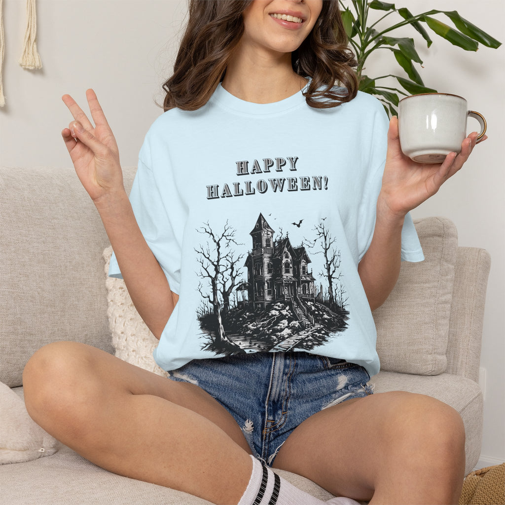Happy Halloween Haunted House T-Shirt