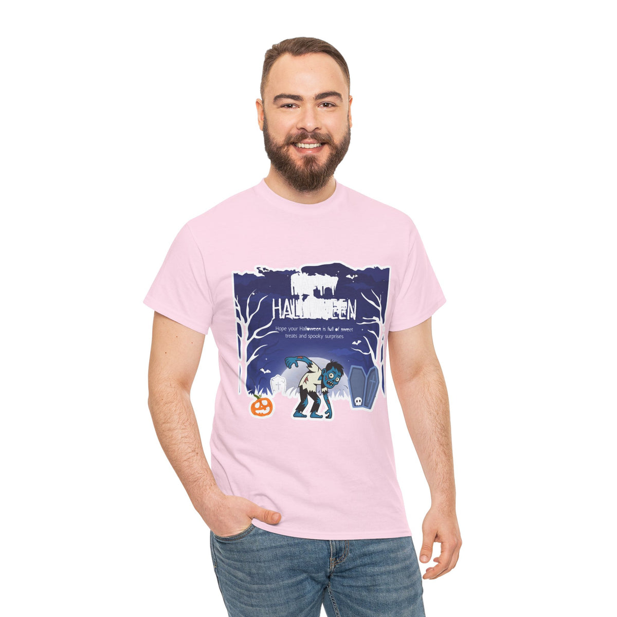 Happy Halloween Cute Witch T-Shirt — Halloween Graphic Tee for Kids & Adults