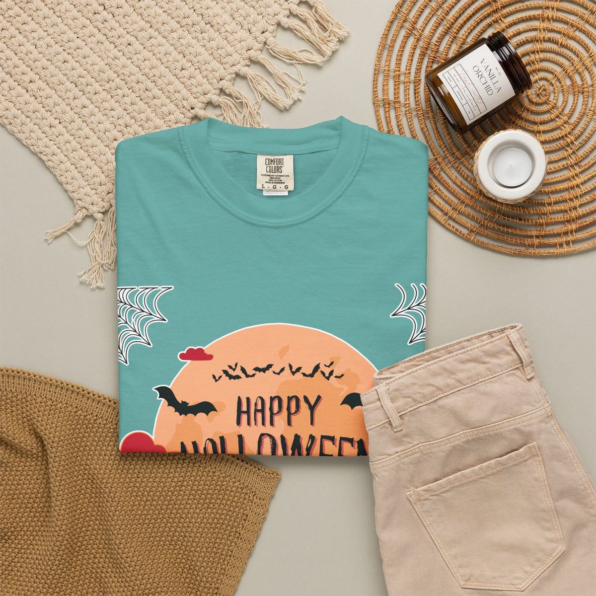Happy Halloween Haunted Village T-Shirt