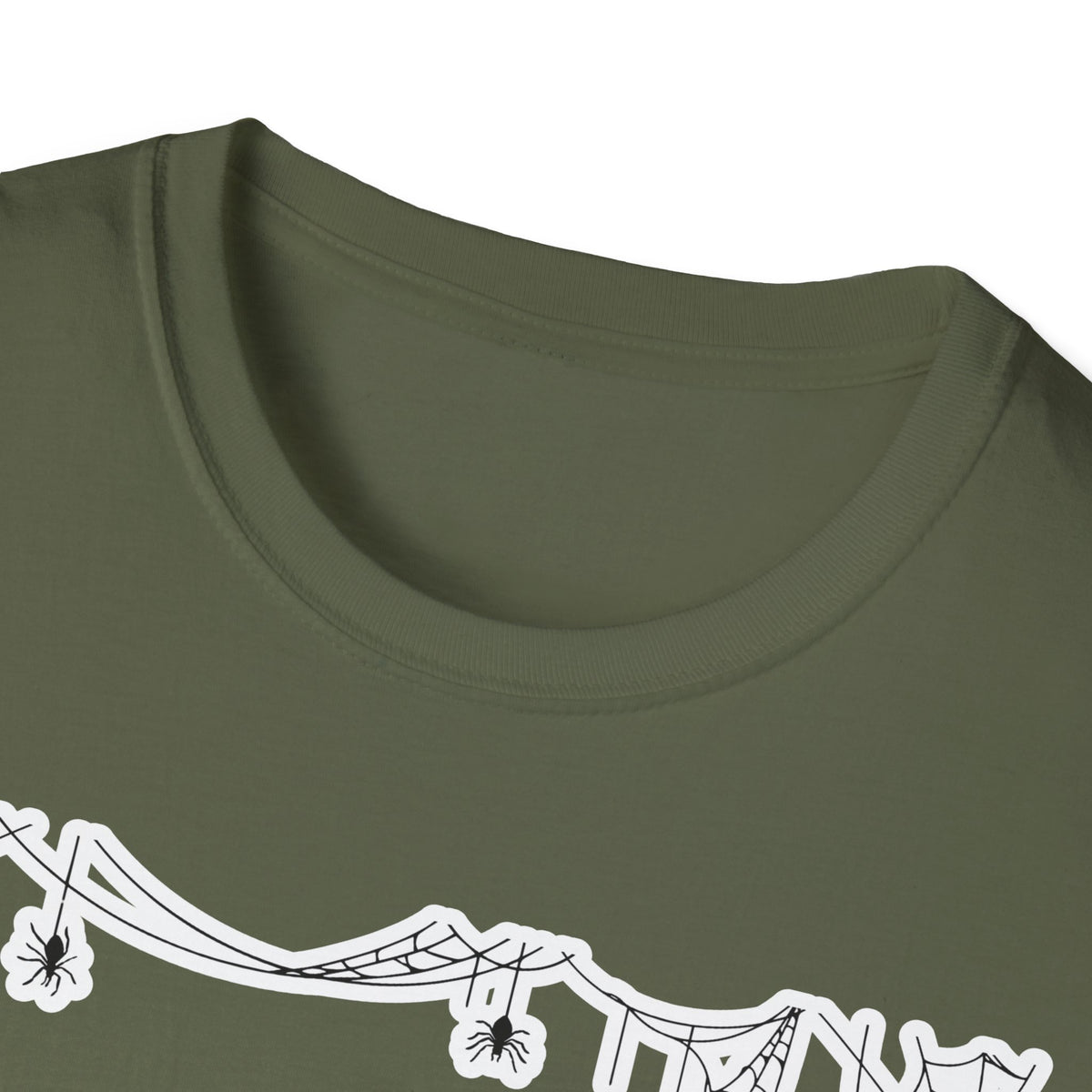 Halloween Moon Silhouette T-Shirt — Spooky Graveyard Pumpkin Scene