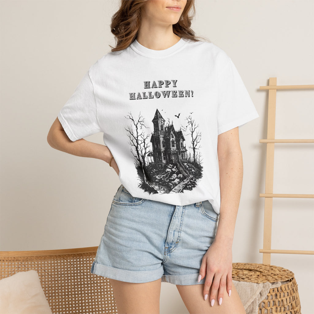 Happy Halloween Haunted House T-Shirt