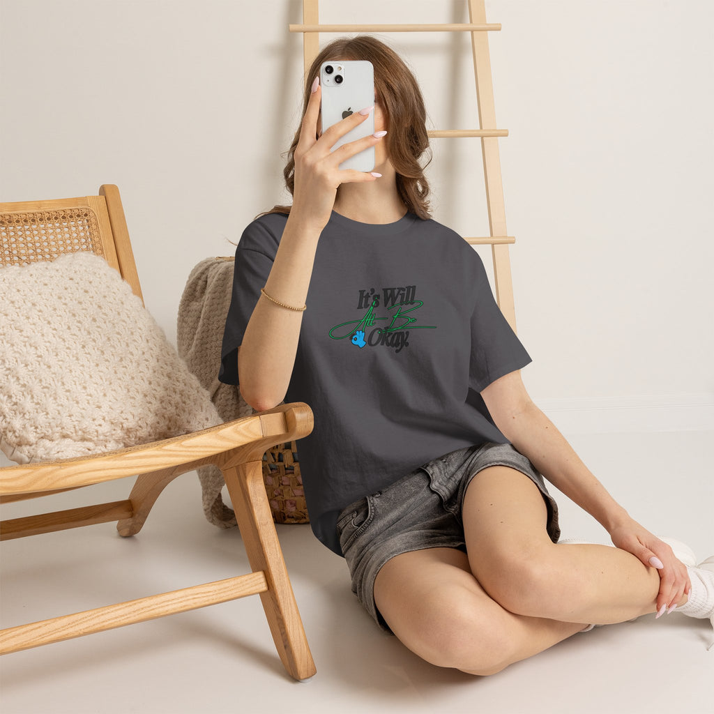 "It’s Will Be Okay" Comfort Tee — Inspirational Casual T-Shirt