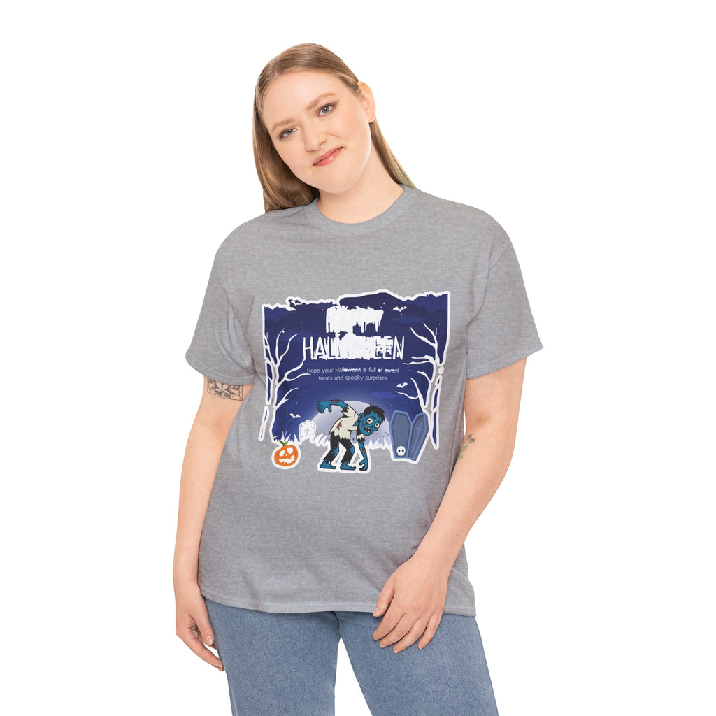 Happy Halloween Cute Witch T-Shirt — Halloween Graphic Tee for Kids & Adults
