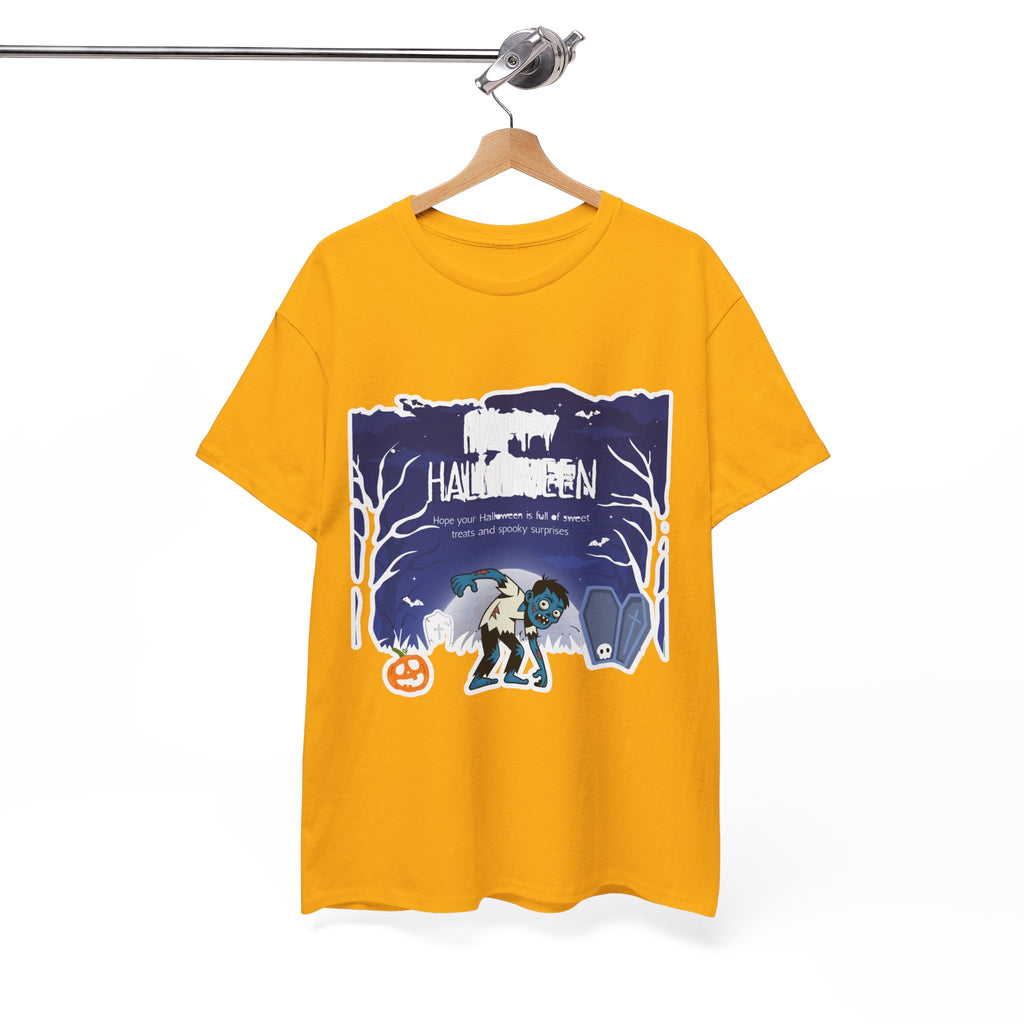 Happy Halloween Cute Witch T-Shirt — Halloween Graphic Tee for Kids & Adults