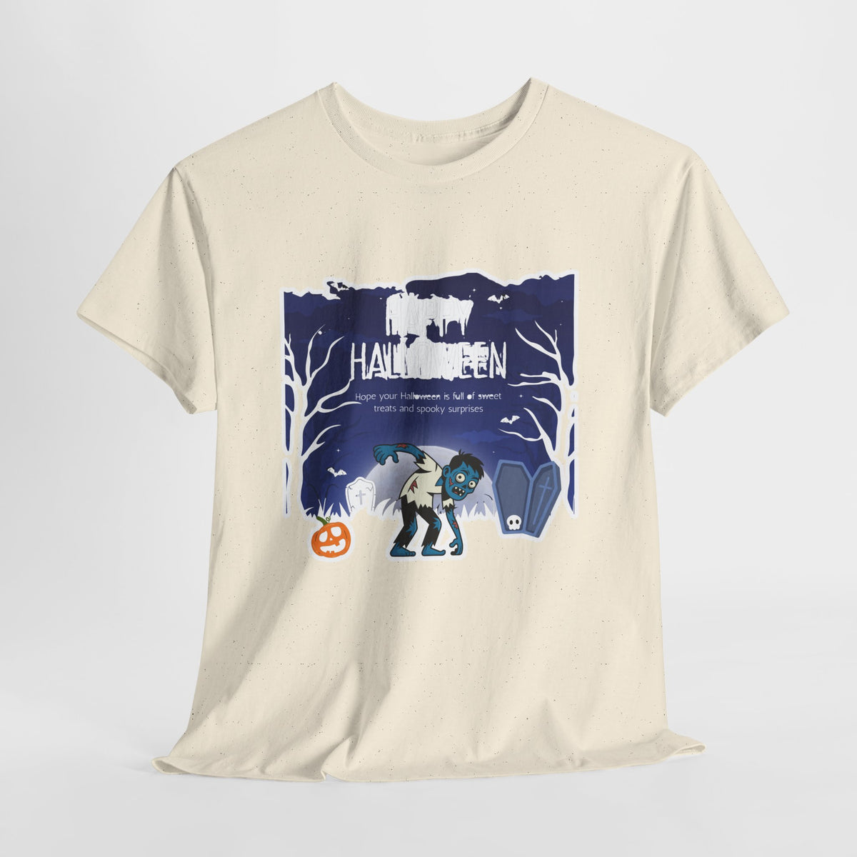Happy Halloween Cute Witch T-Shirt — Halloween Graphic Tee for Kids & Adults