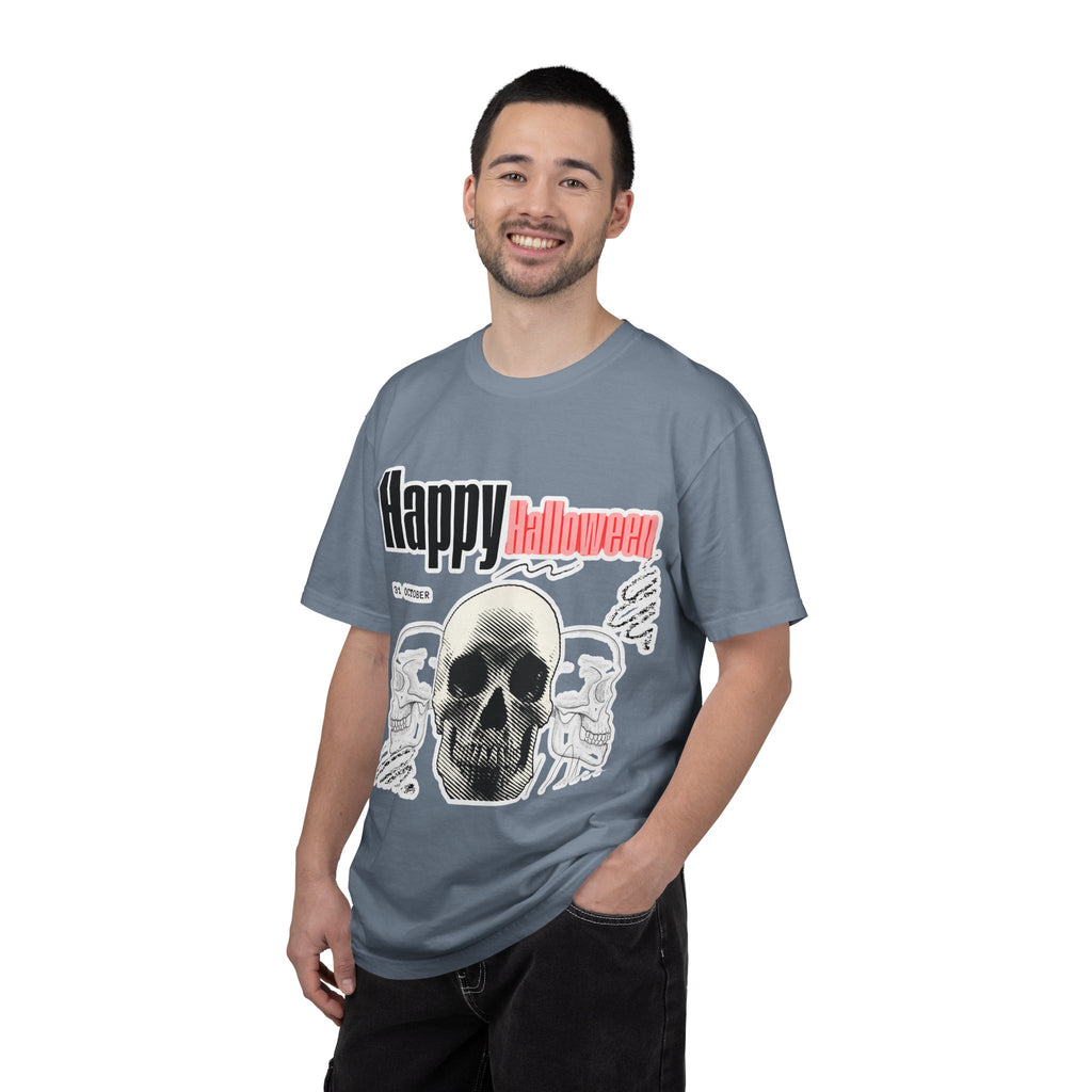 Happy Halloween Skull T-Shirt — Graphic Halloween Tee