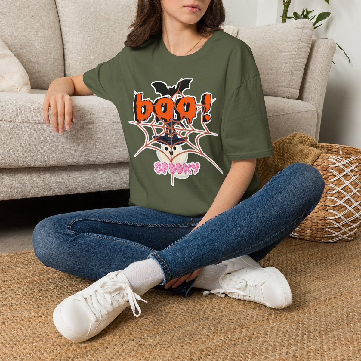 Boo! Spooky Bat Halloween T-Shirt