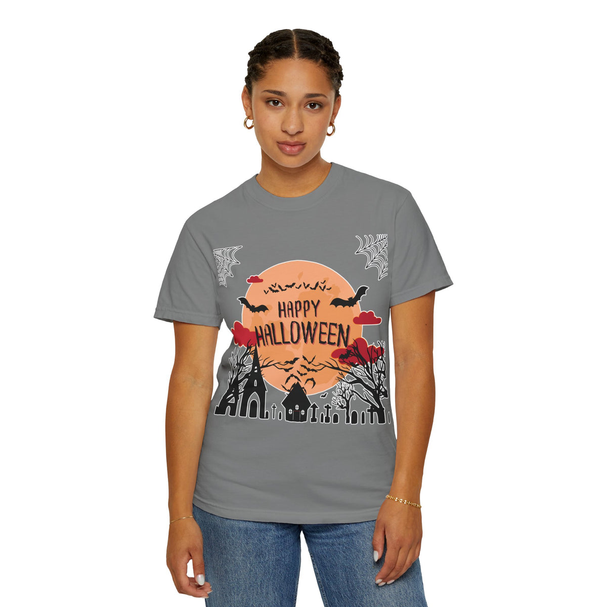 Happy Halloween Haunted Village T-Shirt