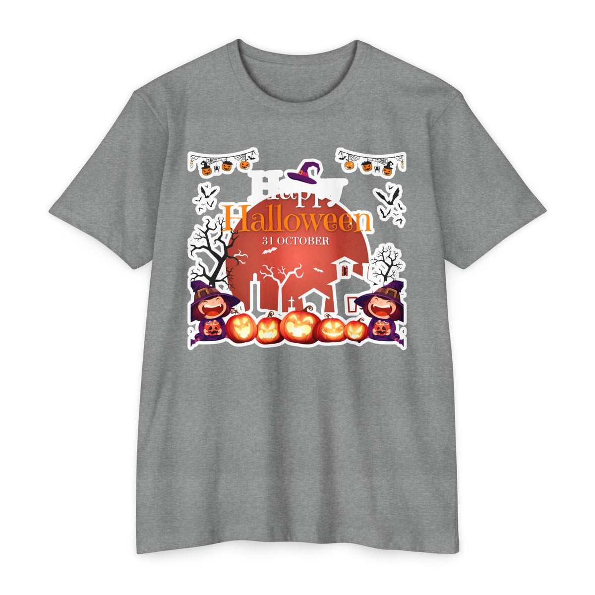 Halloween Pumpkin Haunted House T-Shirt